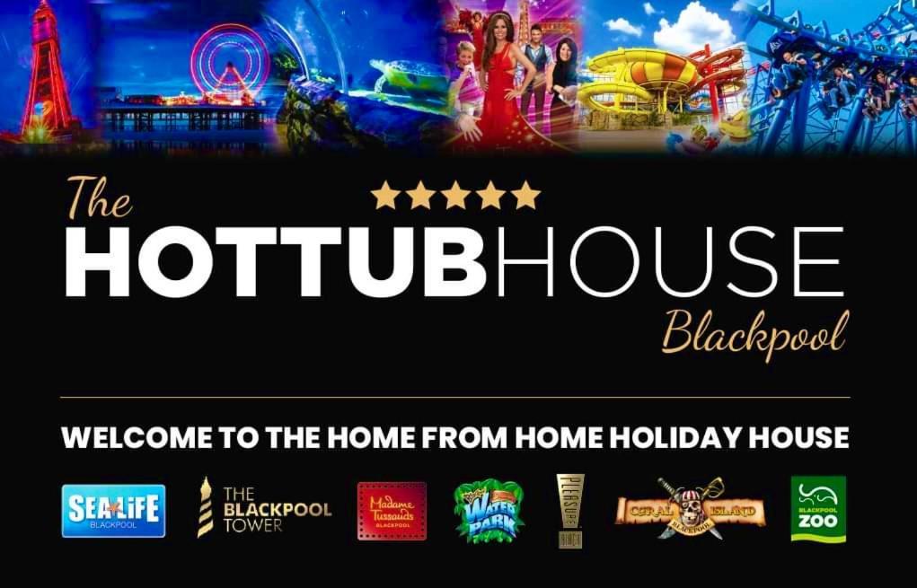New…The Hottub House Blackpool Pleasure Beach Exteriör bild